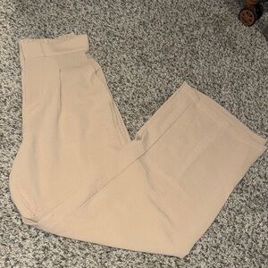 Elegant Cream Women's Pants